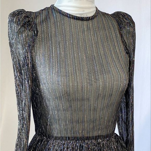 SABINA MUSÁYEV Monique Metallic Minidress size XS - Picture 9 of 12
